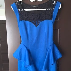 Blue modern dress